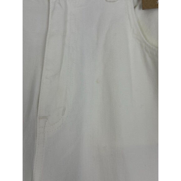 MADEWELL The Superwide-Leg Jeans 28 High Rise Cotton True White  B51 - Picture 4 of 6